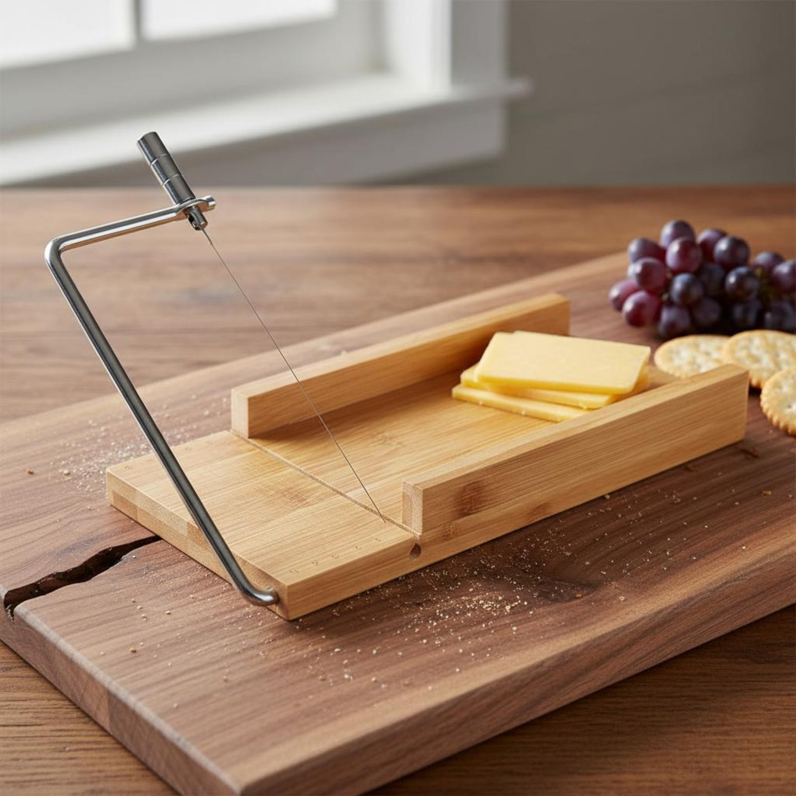 Home Cooking Usa - Tagliere per formaggi in bambù con