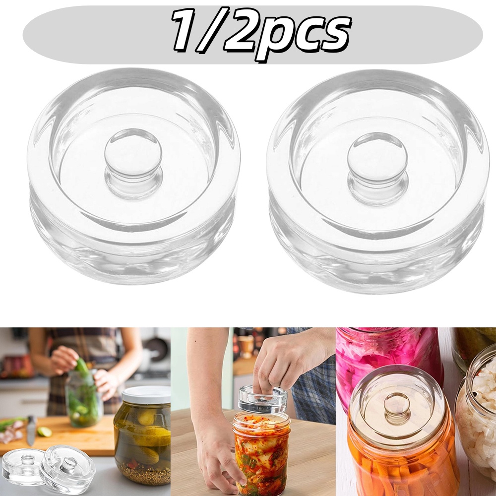 Fermentation Crock - 1/2 pezzi Pesi in vetro fermentato