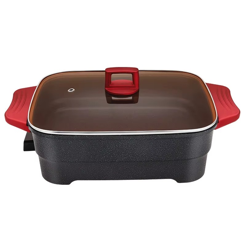 Home Cooking Usa - Pentola Elettrica Multifunzione per Uso Domestico,