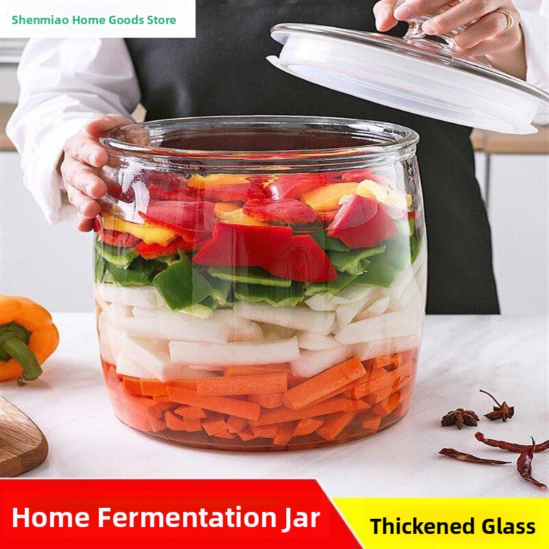 Fermentation Crock - Barattolo per Kimchi in Vetro Extra