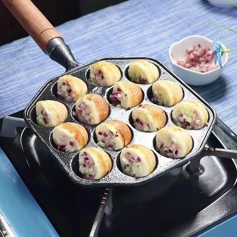 Cottura Takoyaki Pan 14 fori r - Takoyaki Pan Cast recensione e prezzo