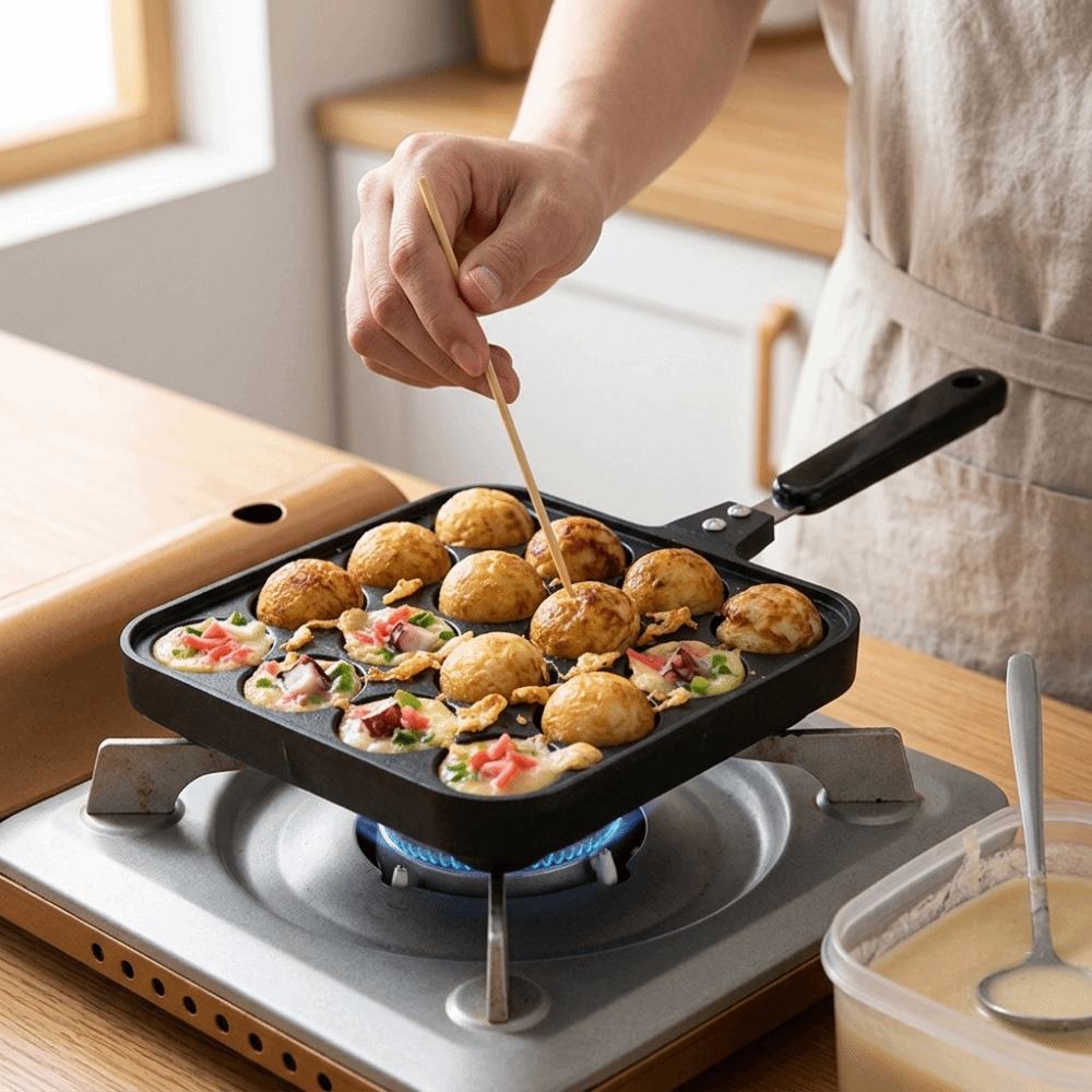 Padella per Takoyaki a 16 Fori - Takoyaki Pan Cast recensione e prezzo
