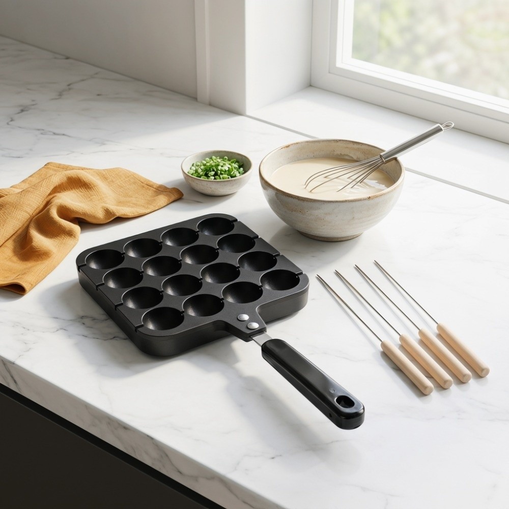 Padella per Takoyaki in Allumi - Takoyaki Pan Cast recensione e prezzo