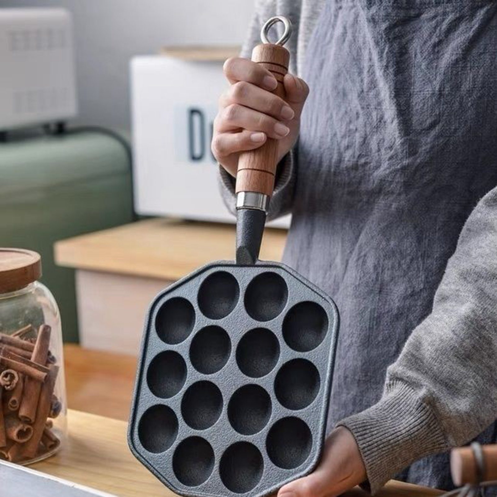 Takoyaki Grill Pan Facile da p - Takoyaki Pan Cast recensione e prezzo