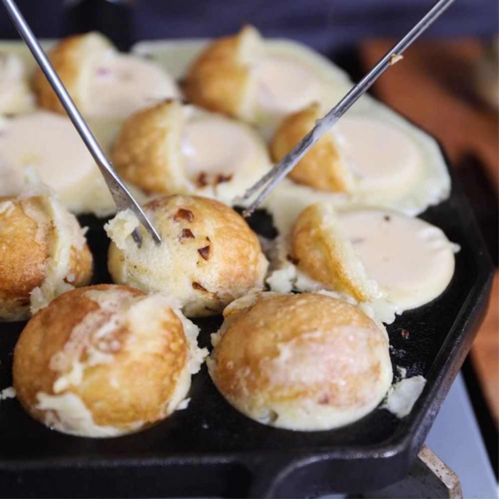Padella Takoyaki in Ghisa a 15 - Takoyaki Pan Cast recensione e prezzo