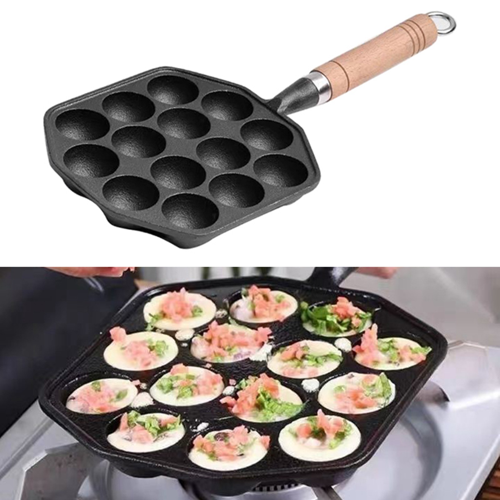 Stampo per palline di carne pe - Takoyaki Pan Cast recensione e prezzo