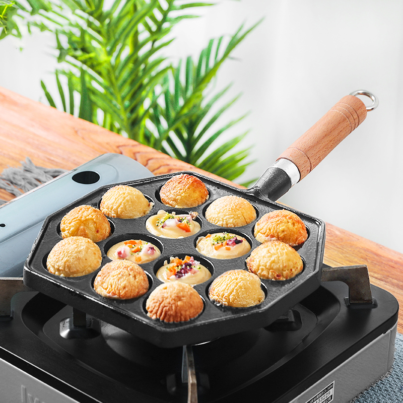 12/14 fori Takoyaki padella ma - Takoyaki Pan Cast recensione e prezzo
